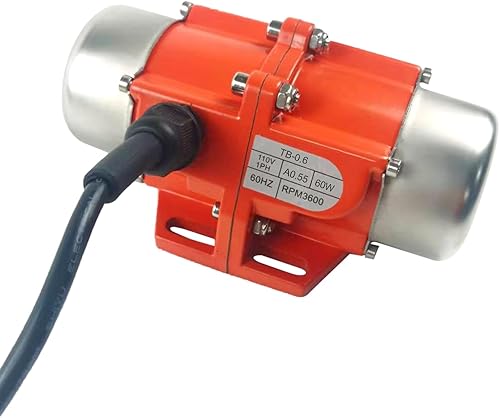 Motor de vibración vibrador concreto 30W-120W monofásico 30W AC 110V 3600rpm Motores vibratorios eléctricos Silo Motor Hopper