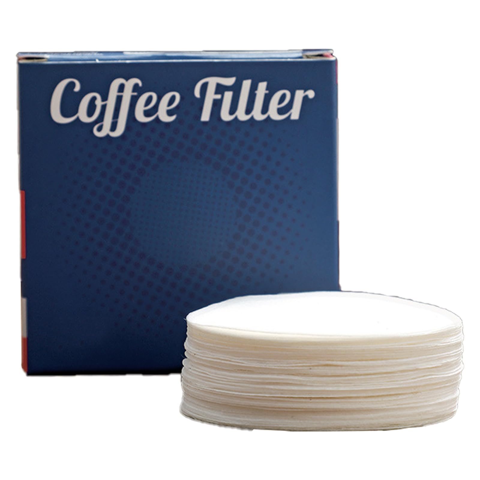 ZWWAAZHF 100Pcs Not Decolorant Coffee Filter Papers for Espresso Machine Handle Coffee Accessories Round Filter Paper