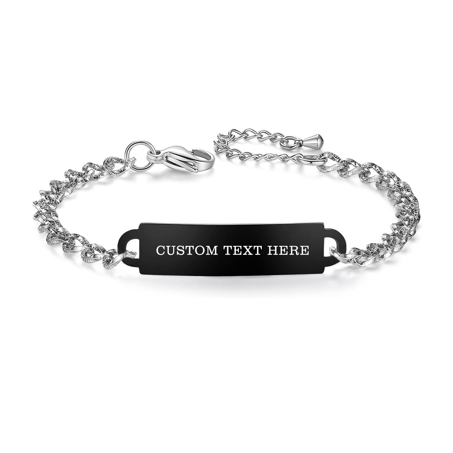 Pulseras de la amistad de acero inoxidable para mejores amigas/hermanas/parejas. Regalo inspirador para celebrar tu vínculo