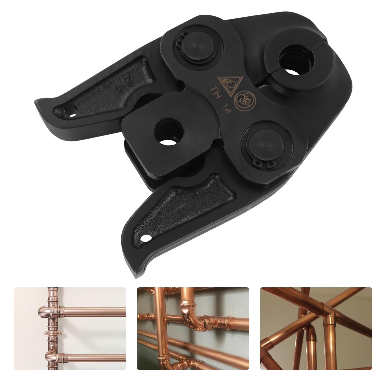 Mâchoire de sertissage TH14 - Contour 14 mm - Mâchoire de serrage - Accessoire pour pince à sertir pour tube composite en aluminium et tube PEX