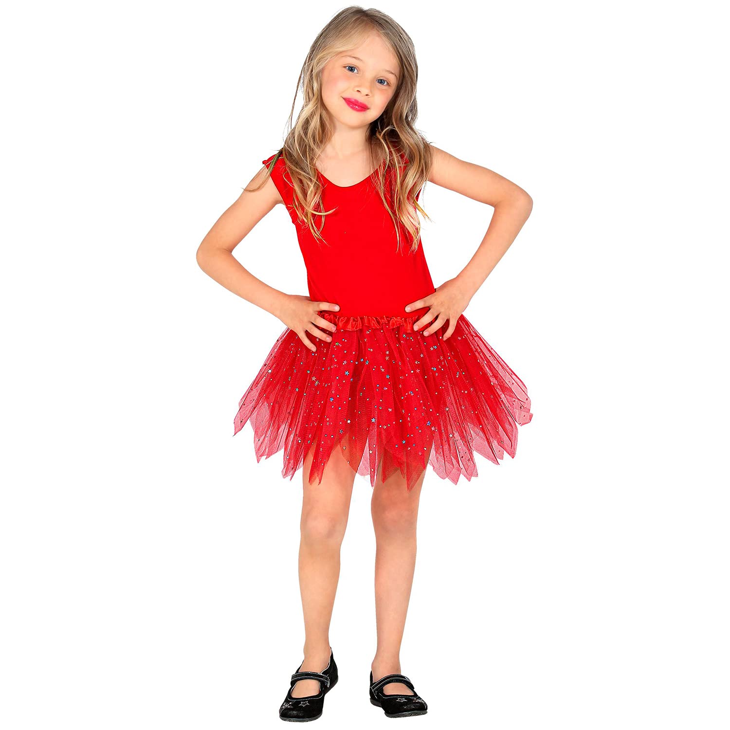 W WIDMANN MILANO Tutú Glitter 30 cm Enagua Bailarina Carnaval