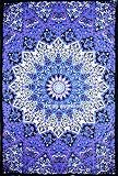 FUTURE HANDMADE Zwilling Tapisserie Blau Stern Elefant Printed Mandala Wandteppiche Hippie Heimdekoration