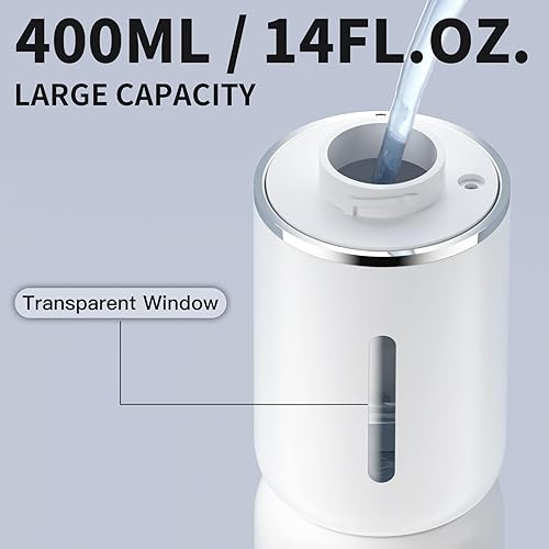 Miniatura 4 de Dispensador automático de jabón sin contacto, 13.5 fl oz14 onzas líquidas, dispensadores de líquidos recargables con 4 niveles ajustables,