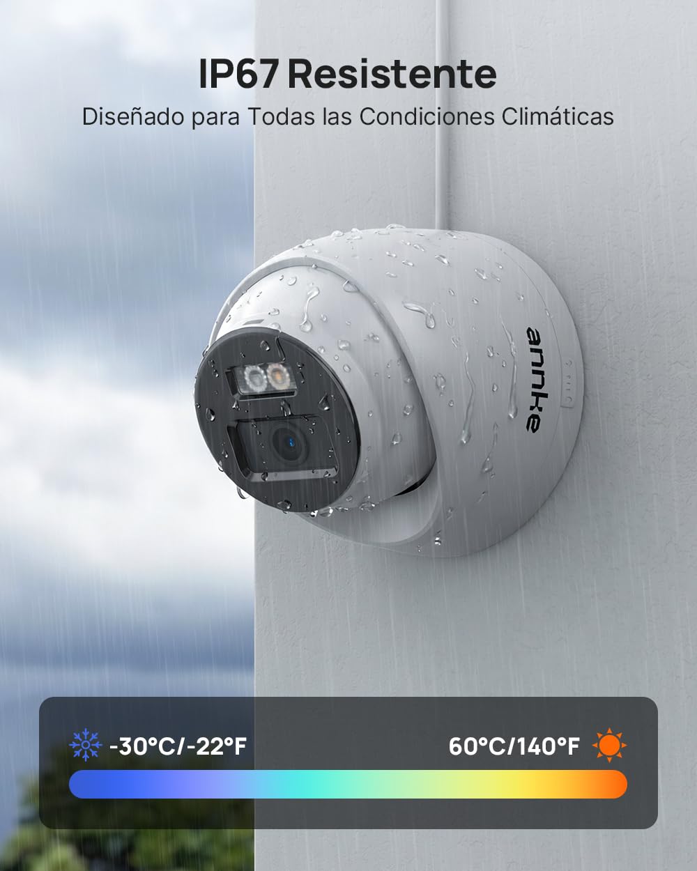 ANNKE Kit de vigilancia 16 canales 4K, 8 cámaras IP PoE 8MP, detección IA persona/vehículo, visión nocturna color 30m, HDD 4TB, IP67