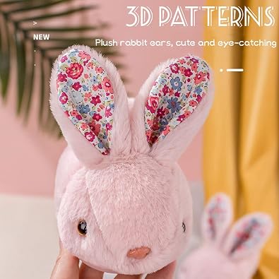 Toddler Rabbit Winter Slippers - Soft Plush Indoor Bunny Slippers for Girls & Boys