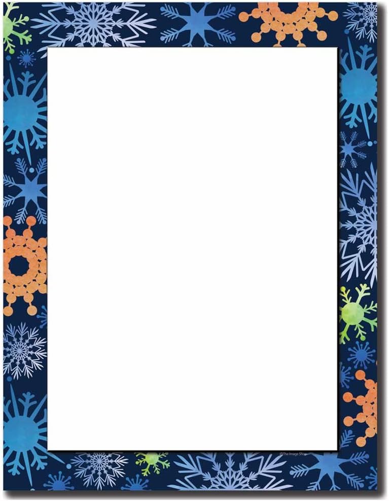 Funky Flakes Letterhead Laser & Inkjet Printer Paper, 500 Pack