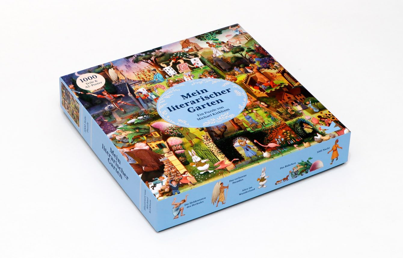 Mon Jardin littéraire Un Puzzle de 1000 pièces. Michael Kirkham