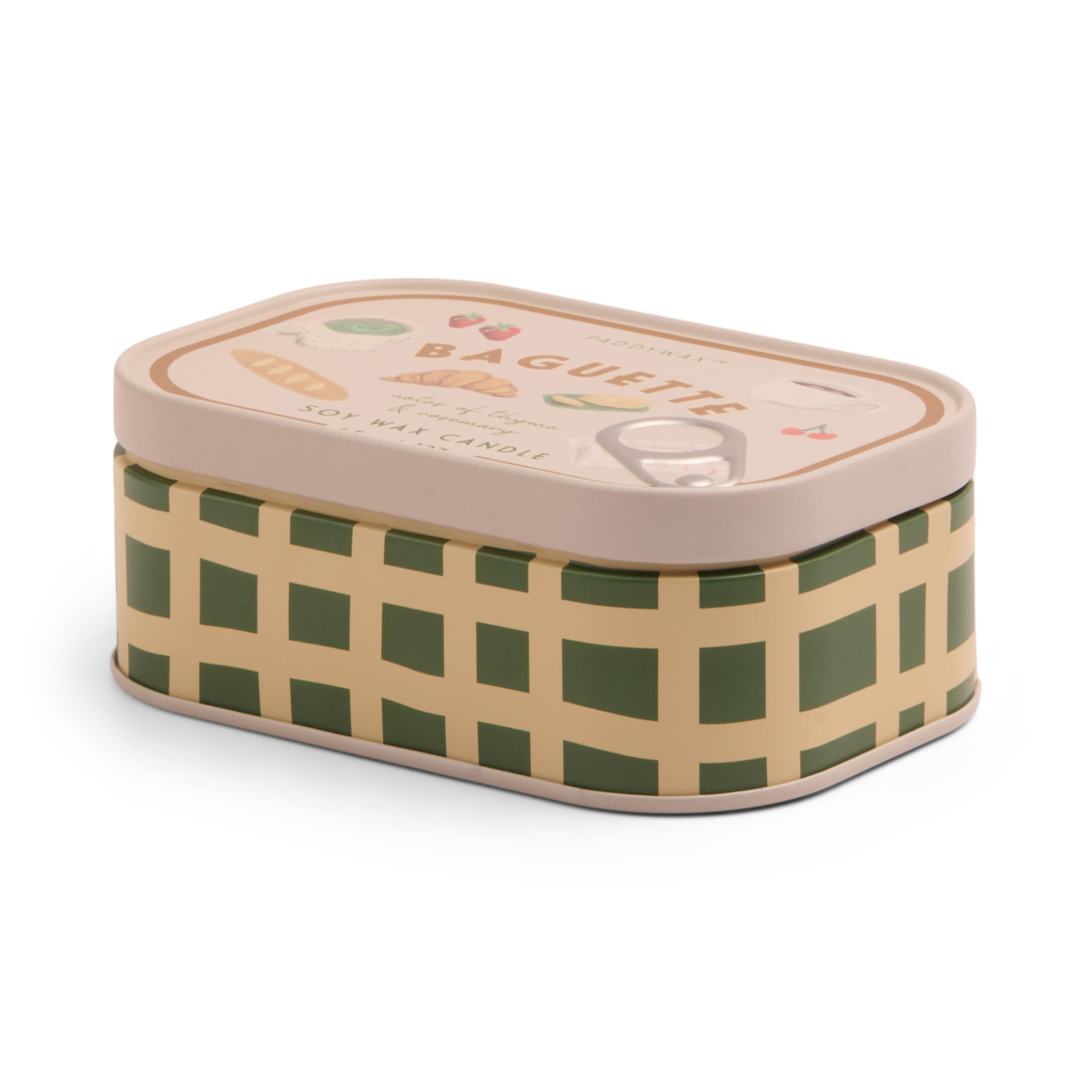 Paddywax Bistro Range Tin Candle - Baguette