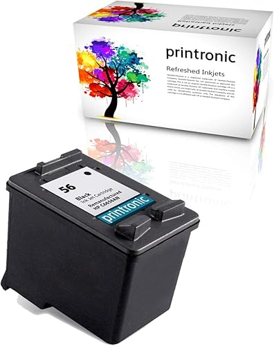 Cartucho de tinta remanufacturado de repuesto para HP 56 C6656AN para Deskjet 450 5550 5650 5850 9650 9680 HP Officejet 4215 5610 6110 HP Photosmart