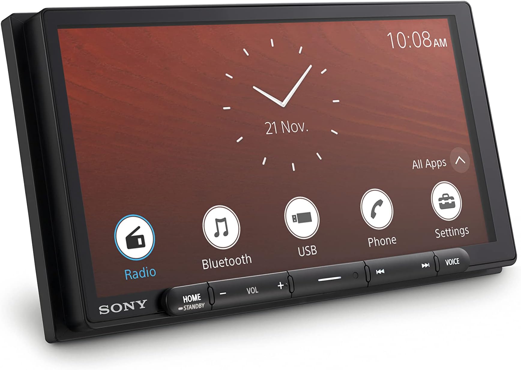 Sony Car Stereo XAV-AX6000 17.6 cm (6.95 inch) Capacitive Touch Screen Digital Media Receiver with HDMI, Wireless Android Auto, Wireless Apple Car Play, PRE Out - 3 x 5V, Output Power - 55W x 4