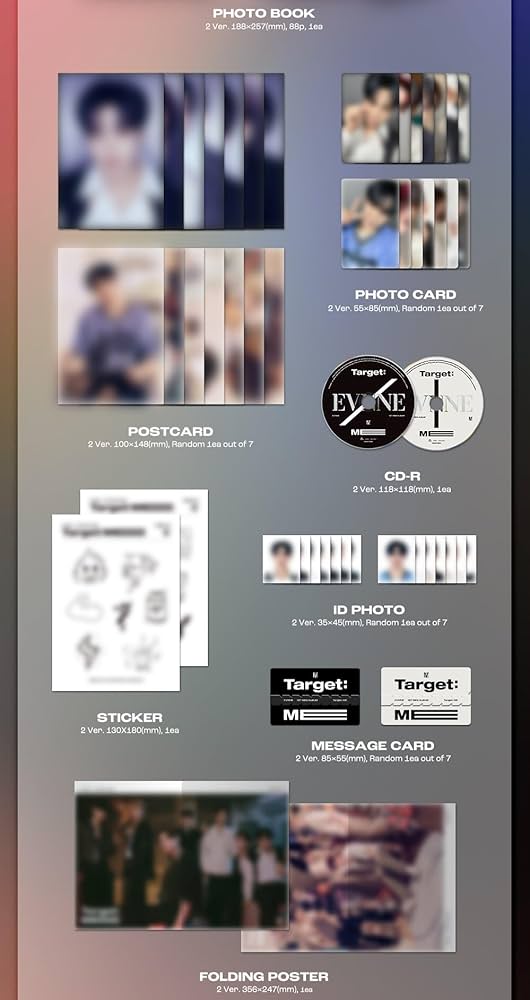 Amazon.co.jp: EVNNE 1ST MINI ALBUM 'Target: ME'(韓国盤