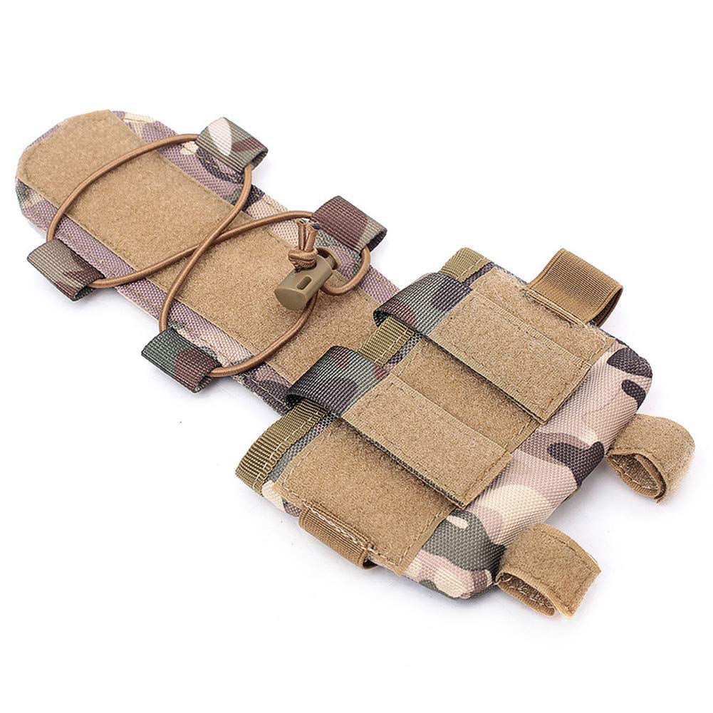 huaruoshui Tactical Helmet Battery Counterweight Pouch Airsoft Helmet Balancing Weight Bag Universal Helmet NVG Battery Accessory Bag