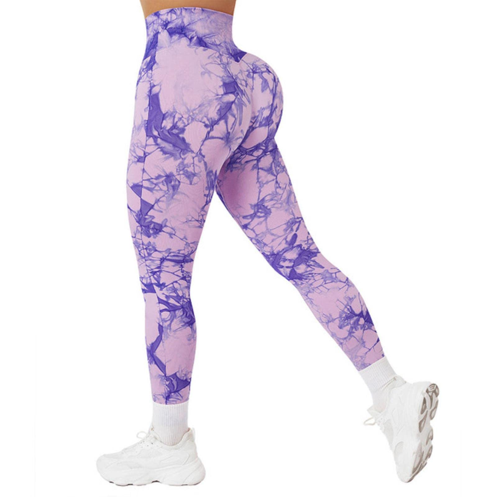 HANFBIO Leggings Senza Cuciture A Vita Alta Donne Push Up Leggings Sport Donne Fitness Running Yoga Pantaloni Energia Leggings Elastici Per Il Fitness