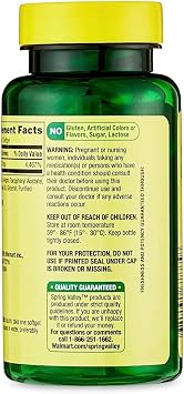Spring Valley Extra Strength Vitamin E D-Alpha Softgels, 670 mg (1,000 IU), 60 Count