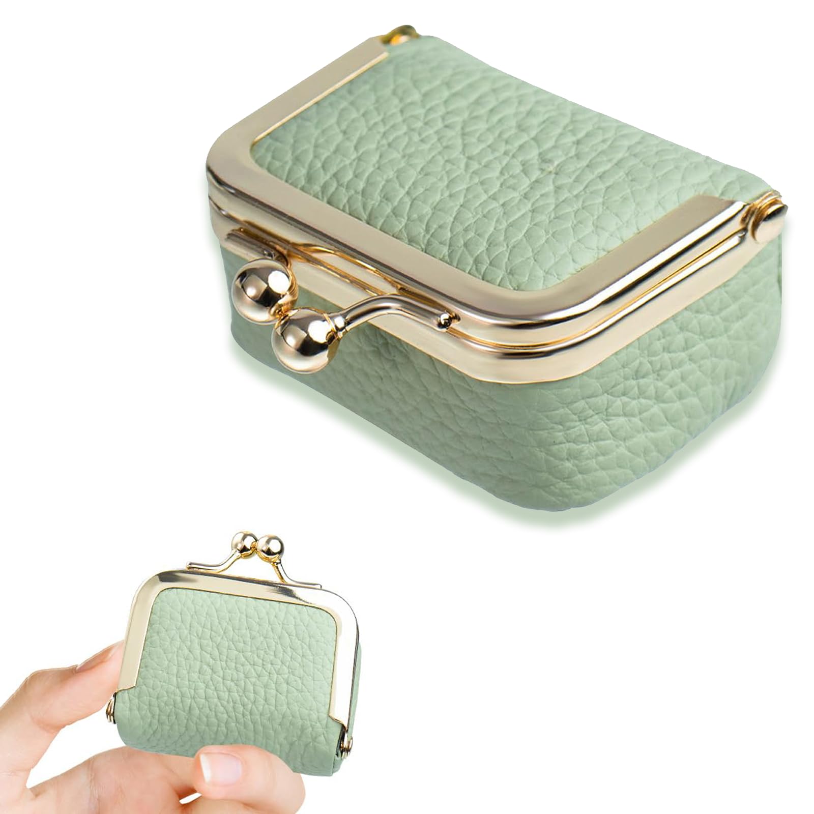 Echt Leren Mini Sieradendoos, Mini Sieraden Reiskoffer Draagbare Organizer Portemonnee