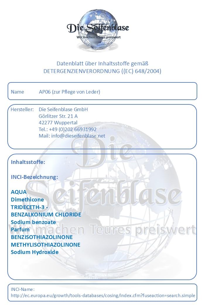 5 Liter Cleanerist Lederpflege für Leder und Kunstleder Lederbalsam mit Auslaufhahn 1 liter= 7,58€