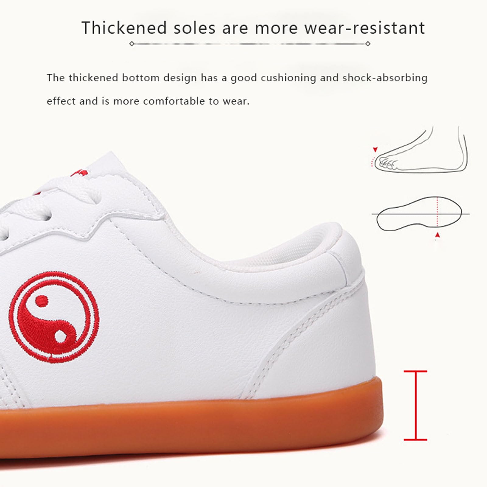 Zapatos de Tai Chi,Karate Kung Fu Tai Chi Zapatos,Unisex Taekwondo Boxeo Kung Fu Tai Chi Deporte Zapatos de Gimnasia,Antideslizante y cómodo Zapatillas de Entrenamiento,para NiñOs Adultos