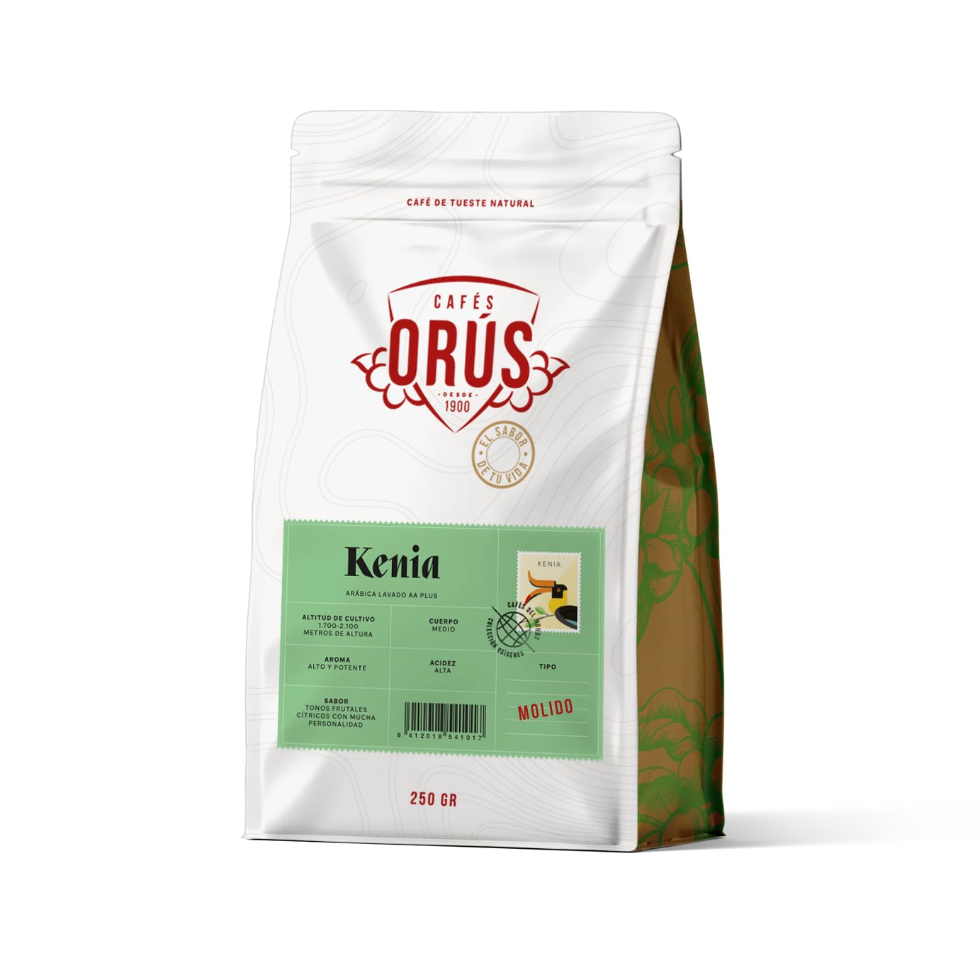 Maletín de café MOLIDO "Colección Orígenes" - (Surtido de 6 variedades de 250 gramos cada uno) - Café de Especialidad 100% Arábica y de Tueste natural |