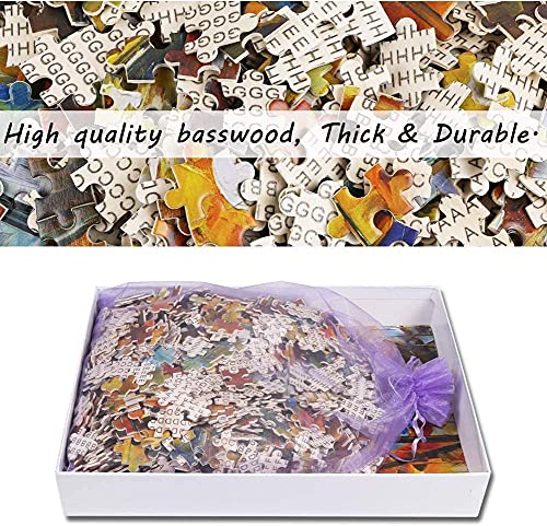 Jigsaw Puzzle 1000 Piece Wooden Puzzle Farm Chicken and Goat Family Decorations, Unique Birthday Present Suitable for Teenagers and Adults - Image 3