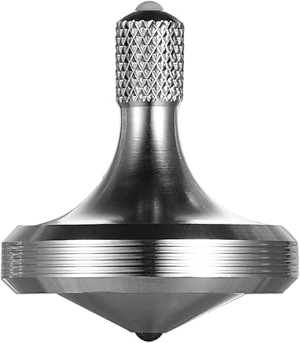 Miniatura 15 de Parte superior giratoria de metal de precisión, giro de acero inoxidable bien hecho, de larga duración, más de 8 minutos, juguete de giroscopio