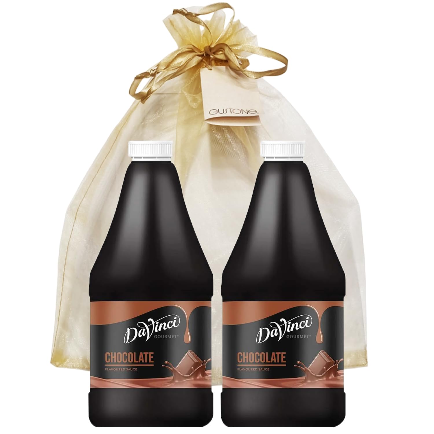 GUSTONE. DaVinci Topping Sauce | Schokolade | Gastropackung 2 x 2,5kg