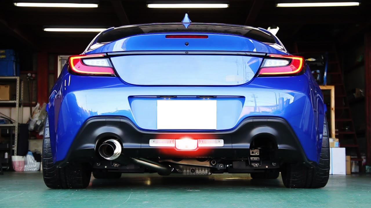 iJDMTOY Super Red JDM Rear Fog LED Lighting Kit Compatible with Subaru 2022-up BRZ; Compatible with Toyota 2022-up GR86 (Retrofit Required)