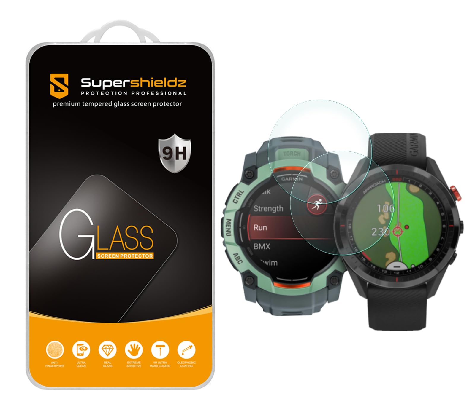 Amazon.com: Supershieldz (2 Pack) Designed for Garmin Instinct 3