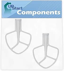 Oikabio K5AB K5SS Mélangeur Plat Avec Revêtement Auxiliaire Pour Mélangeur De Cuisine, Remplacement Pour Mélangeur W10807813,9707670 Accessoires