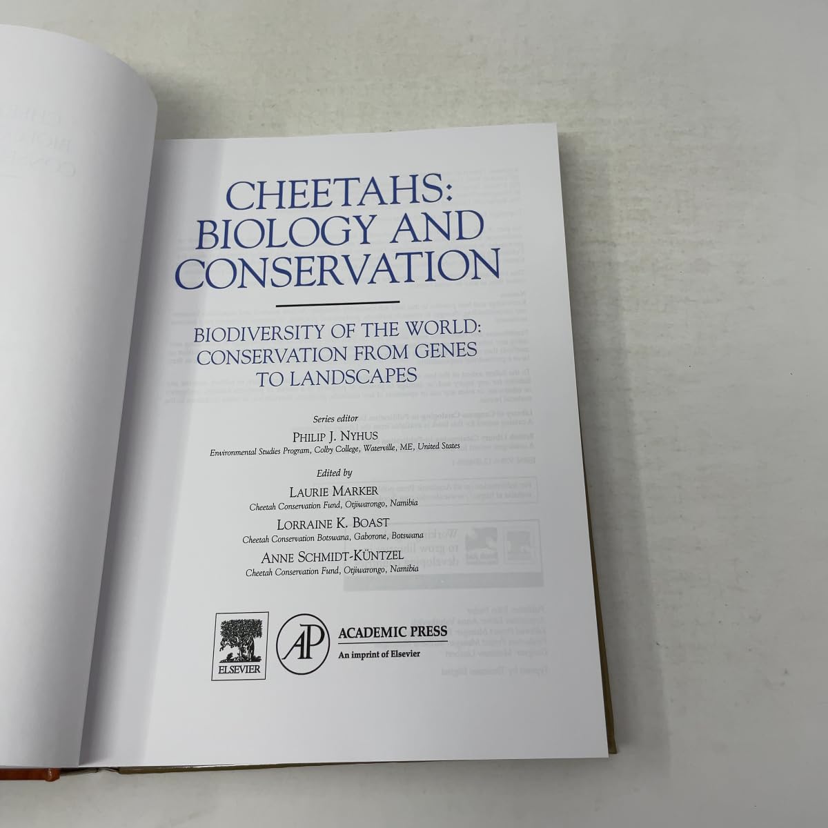 Cheetahs: Biology and Conservation: Biodiversity of the World: Conservation from Genes to Landscapes
