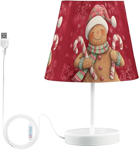 Miniatura 21 de Lámpara de mesa LED regulable con USB de 3 colores, estaca de madera de mar retro, gaviotas voladoras de 10.8 pulgadas de alto, luz de mesita de