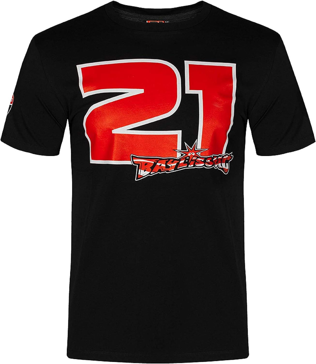 Valentino Rossi Troy Bayliss T-Shirt 21 Baylisstic XXL,Black,Man