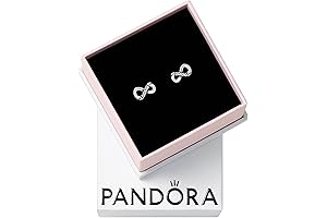 PANDORA Infinity Stud Earrings: Shimmering Elegance for Mother's Day