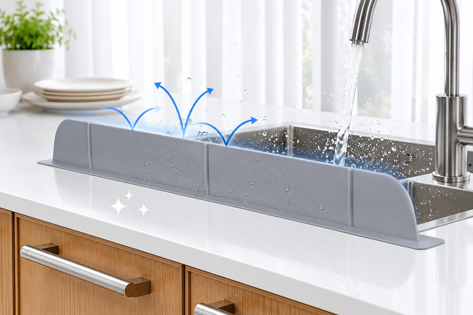 DEEP SMOOTH/SPLASH/RISE セット by COREFIT Amazon.com: 30 inch(75cm) Premium Kitchen Sink Silicone Water