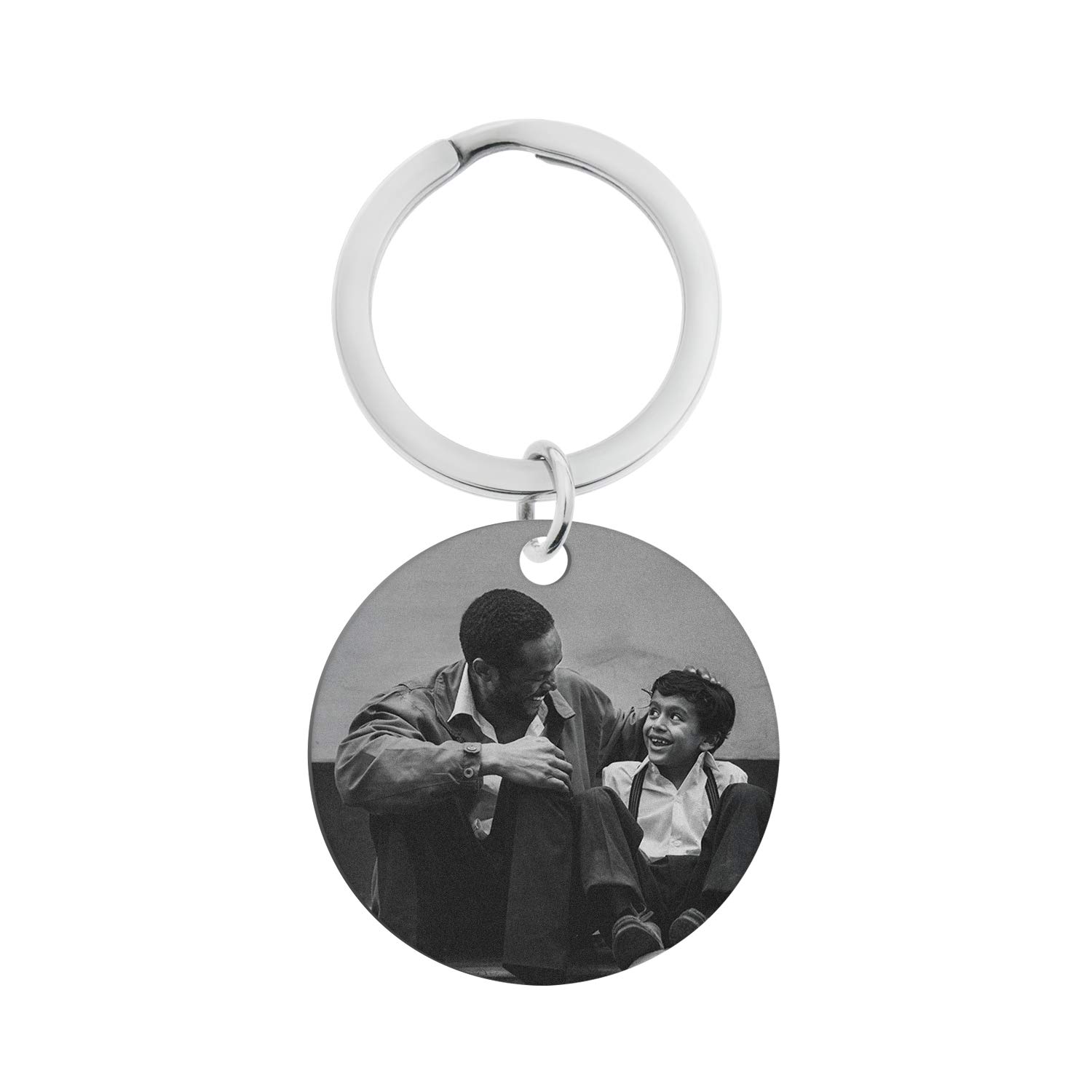 Truly Great Best Social Wokrer Personalisierter Foto Text Kreis Rund Dog Tag Anhänger Schlüsselanhänger Abschlussfeier Schule Lehrer Krankenschwester Arzt