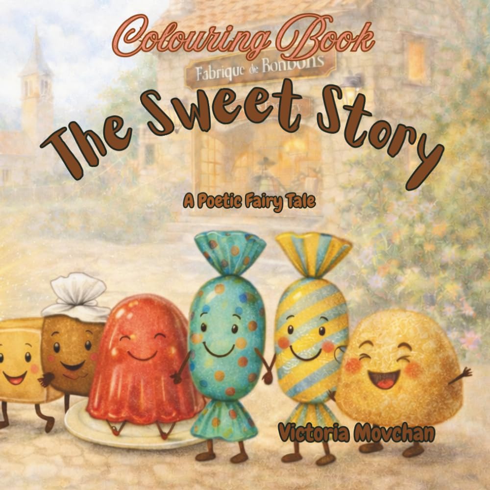 The Sweet Story: A Poetic Fairy Tale for Children - Coloring Book.