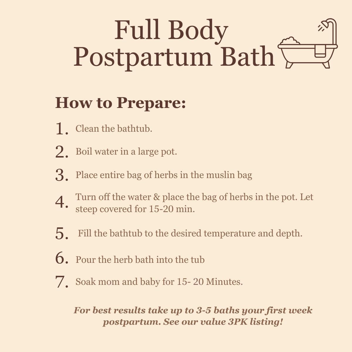 Birth Song Botanicals Organic Postpartum Herbal Bath Soak – 8oz/ea. Herbal Sitz Bath Blend with Sea Salt, Organic Plantain, Yarrow, Shepherd’s Purse, Uva Ursi & Calendula – 1 Pack (8oz)