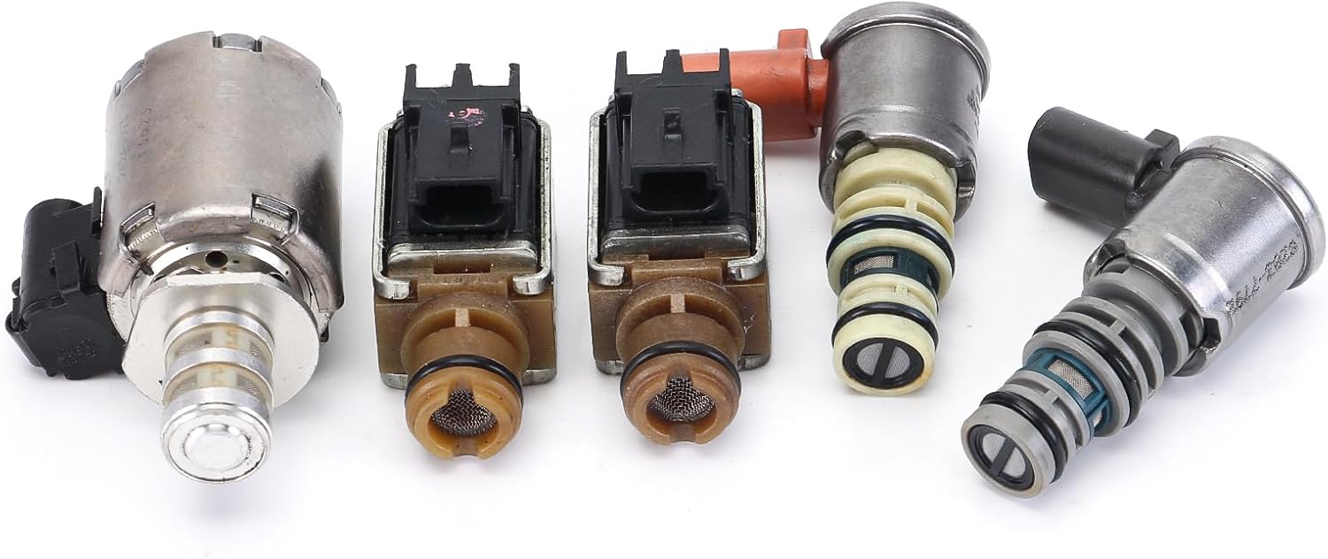 4L60E 4L65E Transmission Master Control Shift Solenoid Kit Compatible with G-M Che-vy Cadi-llac GM-C EPC Chevr-olet 2003-On