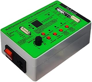 MXBAOHENG Multifunctional Refrigerator Compressor Tester, 110V Digital Inverter Refrigerator Tester, Refrigerator Diagnostic Tool, Fault Detector for Air Conditioner (Green)