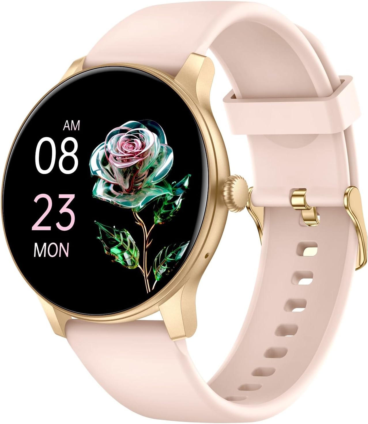 Smart Watch Answer/Make Call, 1.38" Smart Watches for Women Men, Fitness Tracker Watch with Heart Rate/Sleep Monitor, 120+ Sports, IP68 Waterproof Step Counter Watch Compatible with Android IOS