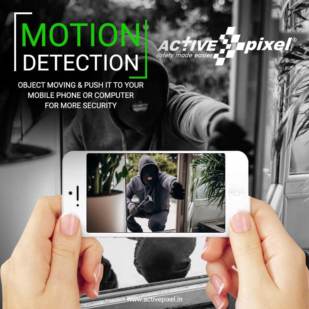 Active Pixel Wireless NVR kit 3MP 8 Channel HD Outdoor/Indoor IR Vision Wireless IP Security Cameras for Remote Area, Office use, Construction site, Home Surveillence 2