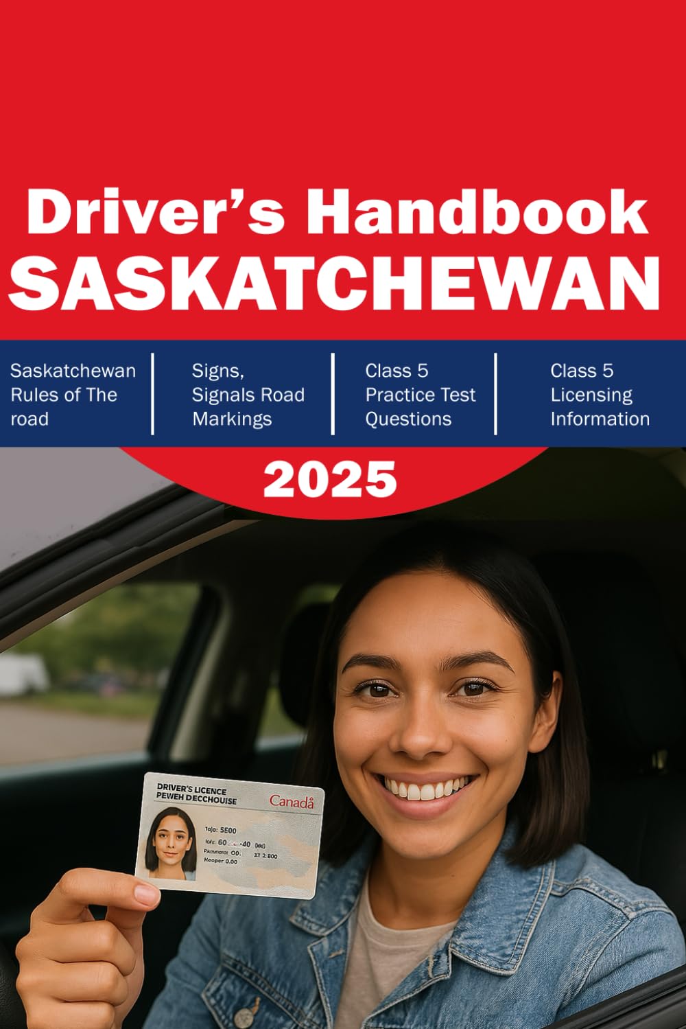 Saskatchewan Driver's Handbook - Saskatchewan Drivers Study Guide + Practice Test - Saskatchewan Driver's License Book