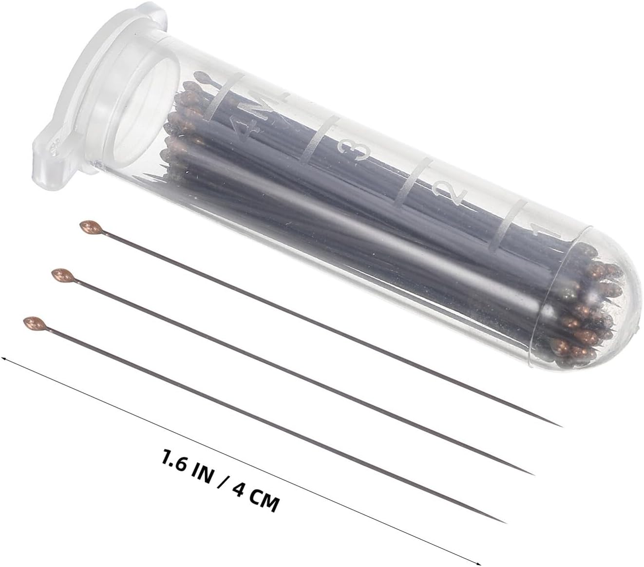 Black Stainless Steel Insect Specimen Pins for Butterfly Mounting with Anti-reflection Feature, Entomology Pin Set for Lab Use and Display, Insect Fixing Supply for Scientific