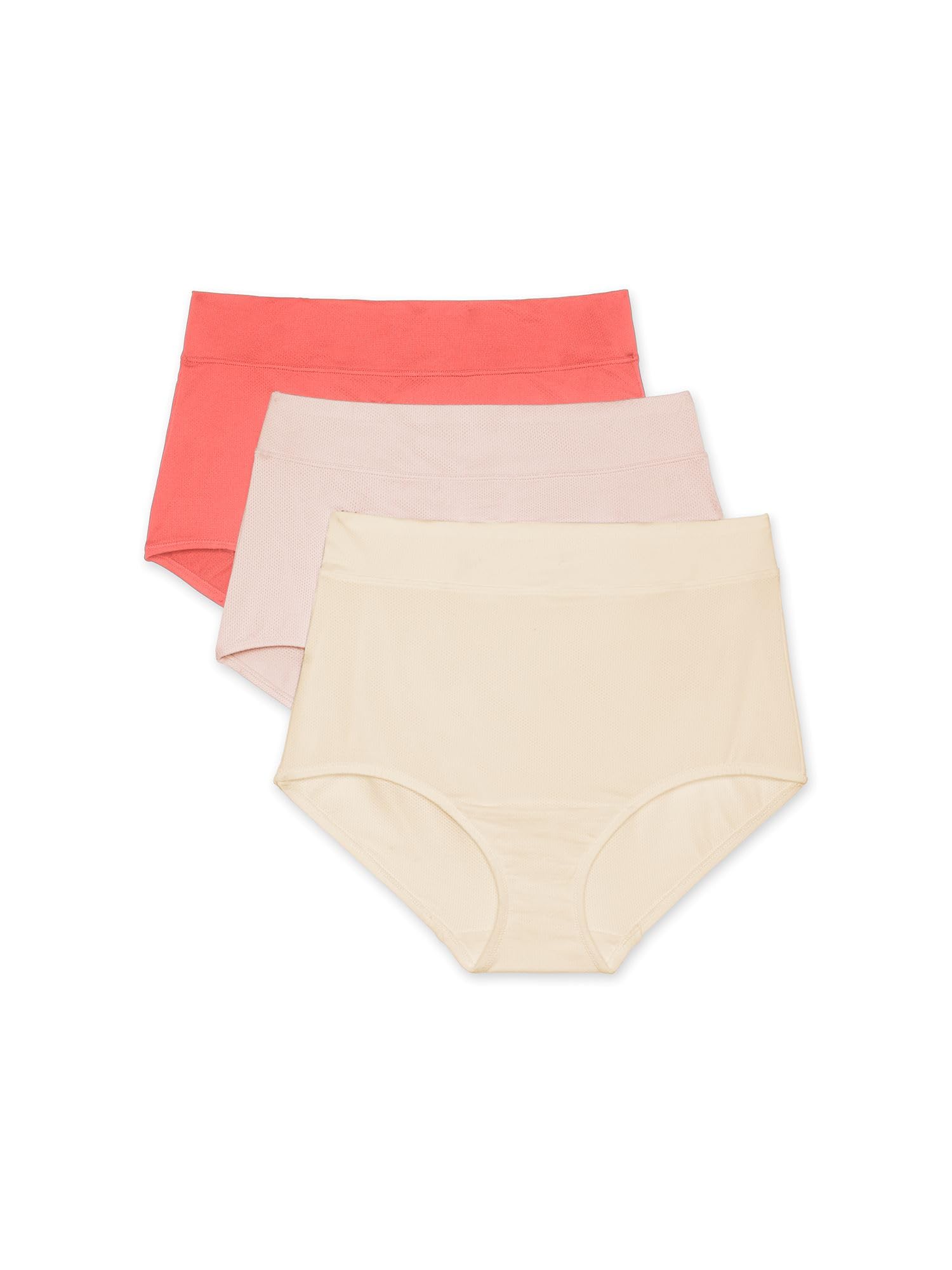 Warners Womens Blissful Benefits Dig-Free Seamless Brief 3-Pack