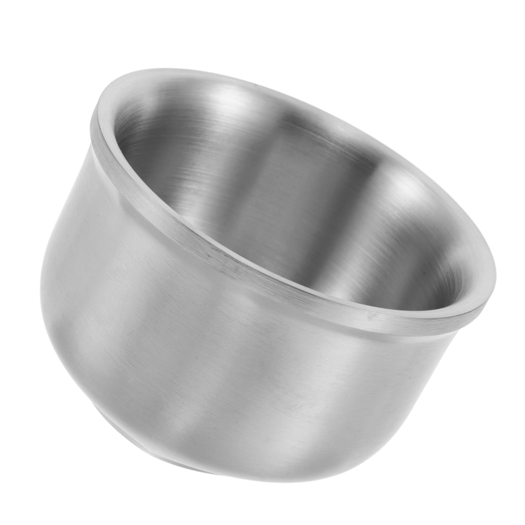 NOLITOY Stainless Steel Marble Shaving Bowl Metal Shaving Dish for Home Barber Shop