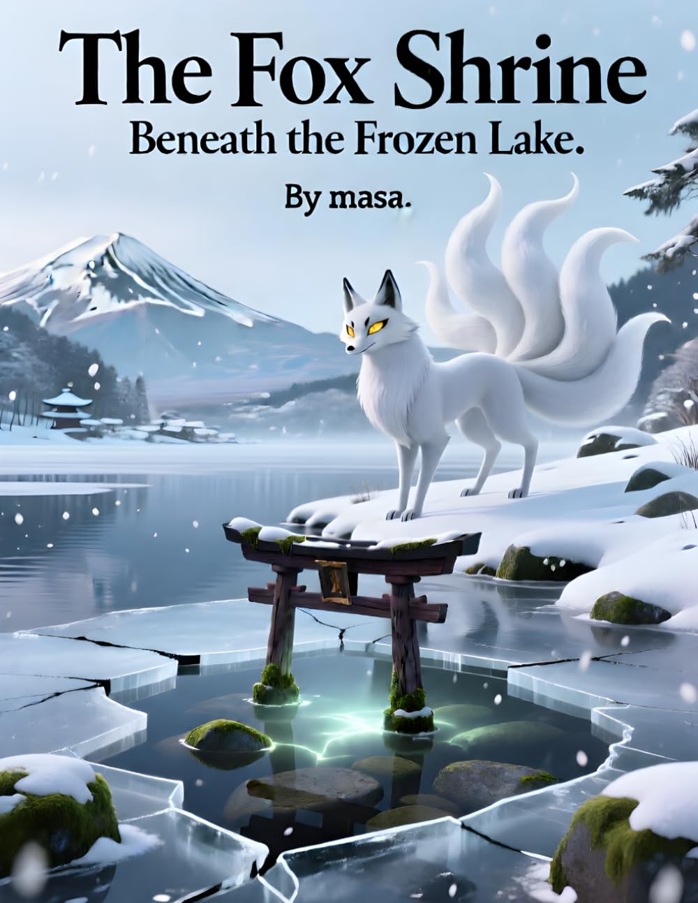 The Fox Shrine Beneath the Frozen Lake: A Dark Japanese Tale of Ice, Spirits, and Hidden Shrines