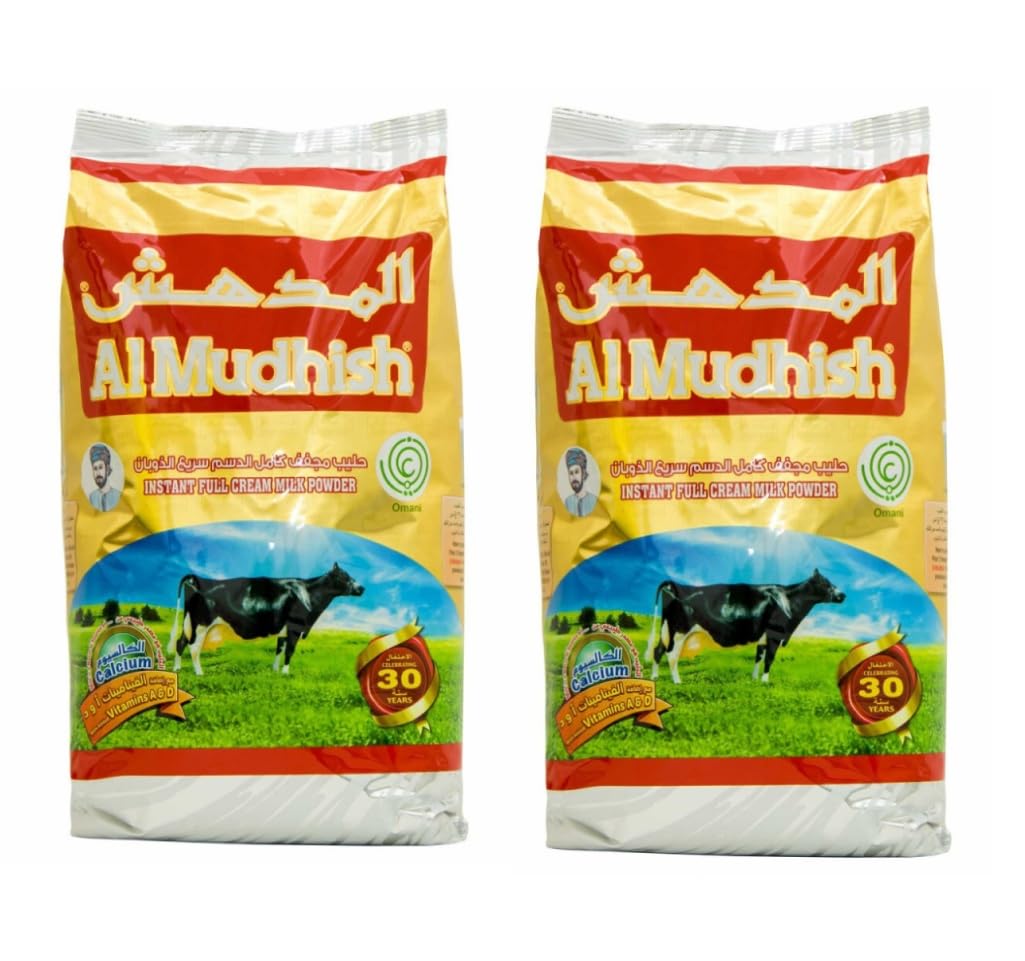 AlMudhish Milk Powder Instant Full Cream (900 gm Pack Of 2) 1.8 Kg