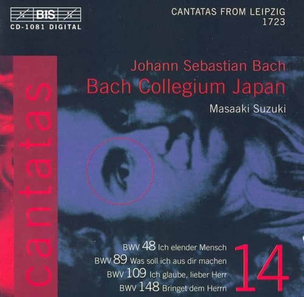 Bach: Cantatas, Vol 14 (BWV 148, 48, 89, 109 Collegium Japan CD MINT/NM [B30]
