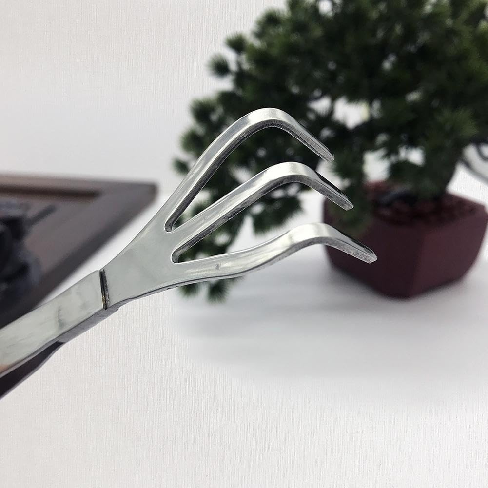 ZXCVWWE Pince à épiler 2 en 1 pour plantes d'aquarium, mini râteau pour plantes succulentes, mini outils de jardin, outil multifonction pour pot à plantes, bonsaï, outil de culture du sol pour plantes