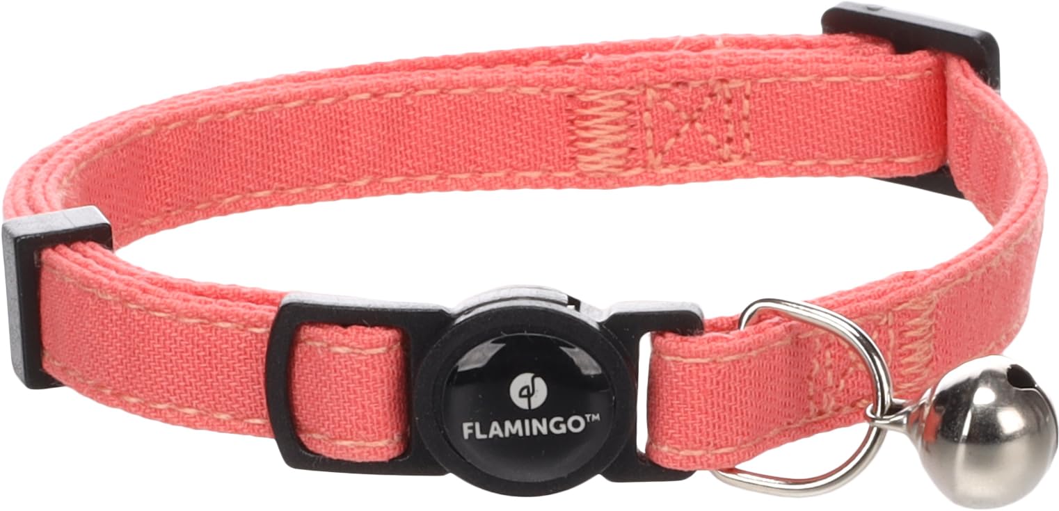 Flamingo Cat Necklace Lomi Salmon Pink 20-35cm 10mm
