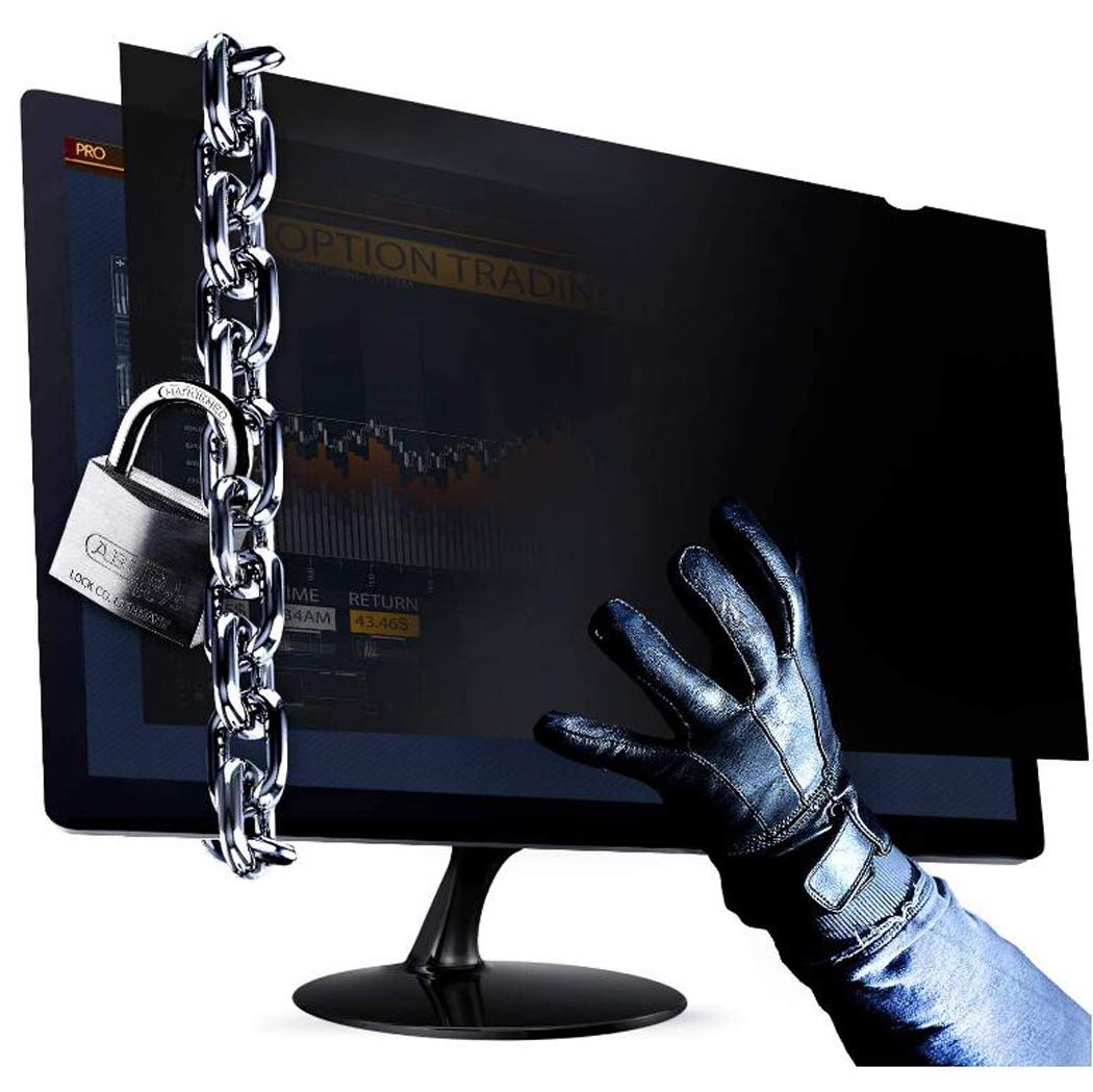 WLWLEO Proteggi Schermo Anti Luce Blu con Filtro Privacy 17 "-28" Pellicola salvaschermo per Monitor per Computer Desktop Riservatezza dei Dati Pellicola Protettiva antiriflesso,23.6" 522 * 293